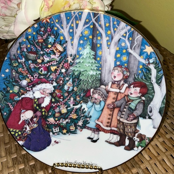 Hallmark Other - 1992 Mary Engelbreit Hallmark Plate-The Wonder Of Christmas 🎅🏻 Fine Porcelain